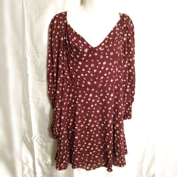 Bardot Womens Lita Printed Long Sleeves Mini Fit & Flare Dress XXL - Picture 5 of 5